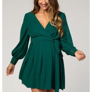 Green Maternity Formal Dress - worn once!